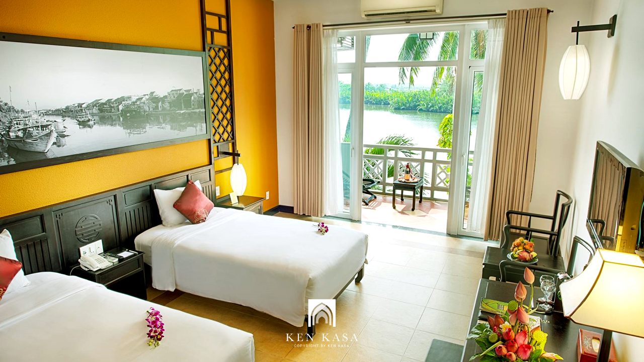 Phòng Deluxe River View tại Hội An Beach Resort